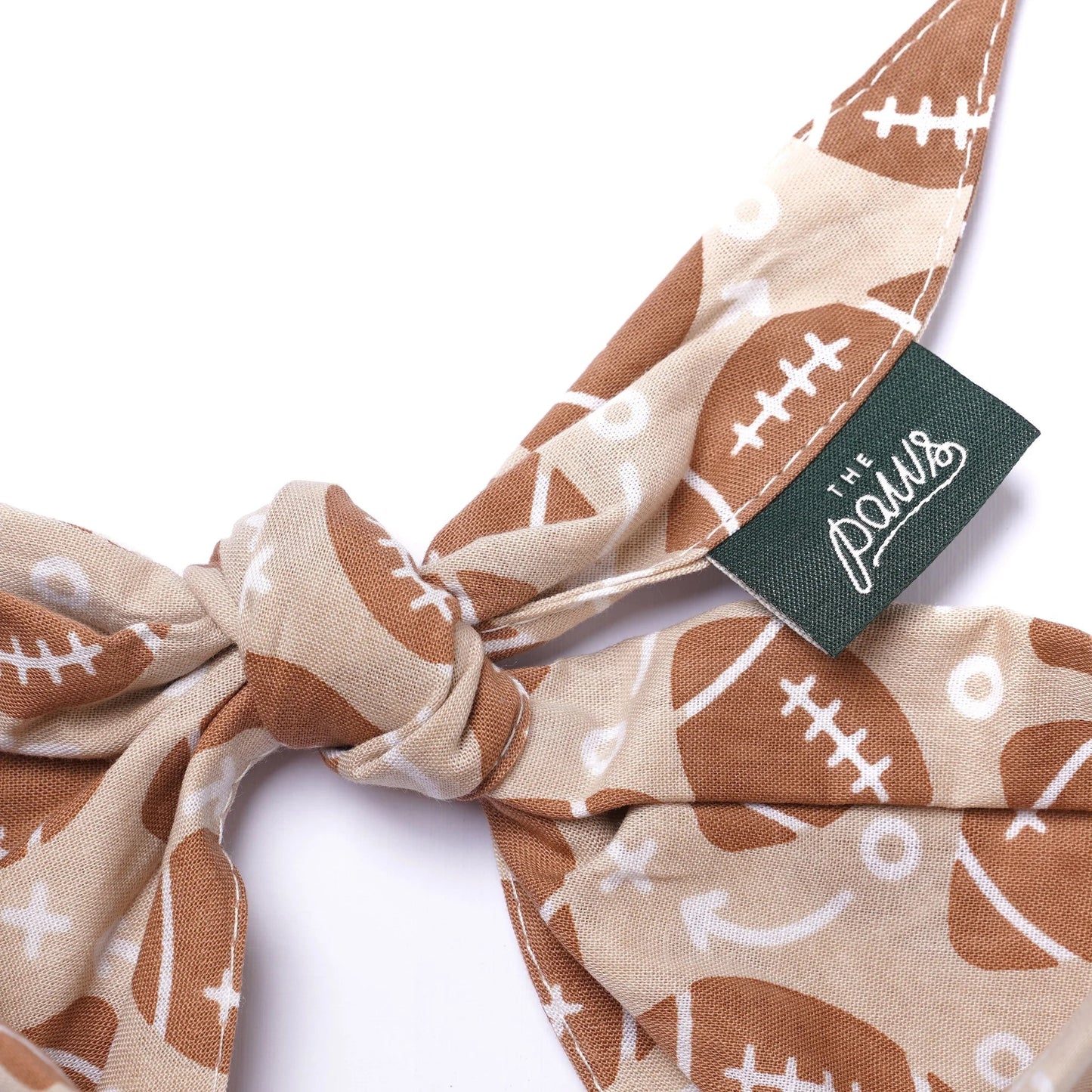The Paws Football Blitz Bandana for Dogs and Cats