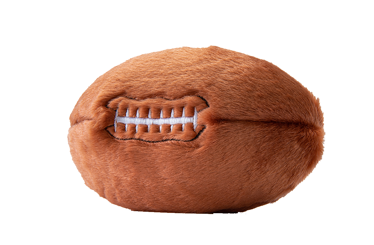Football Plush Dog Toy