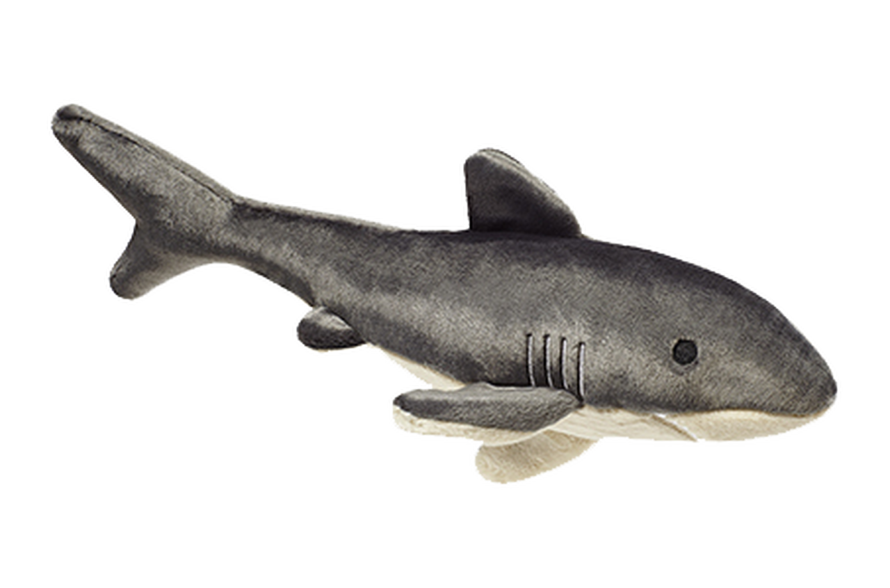 Mac The Shark Plush Dog Toy