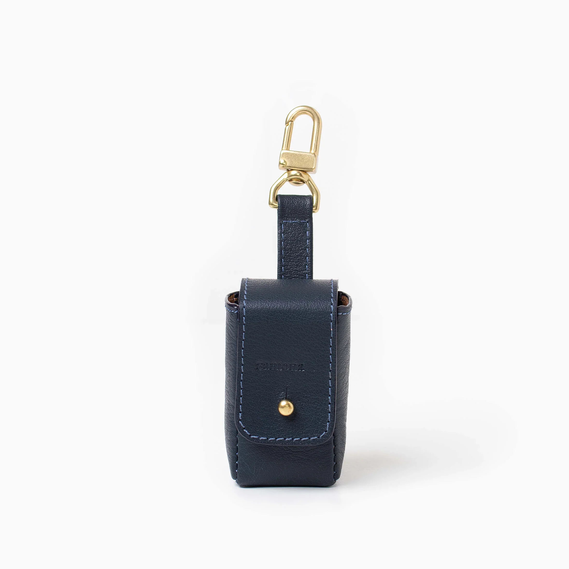 Ramona For You Midnight Navy Leather Pouch