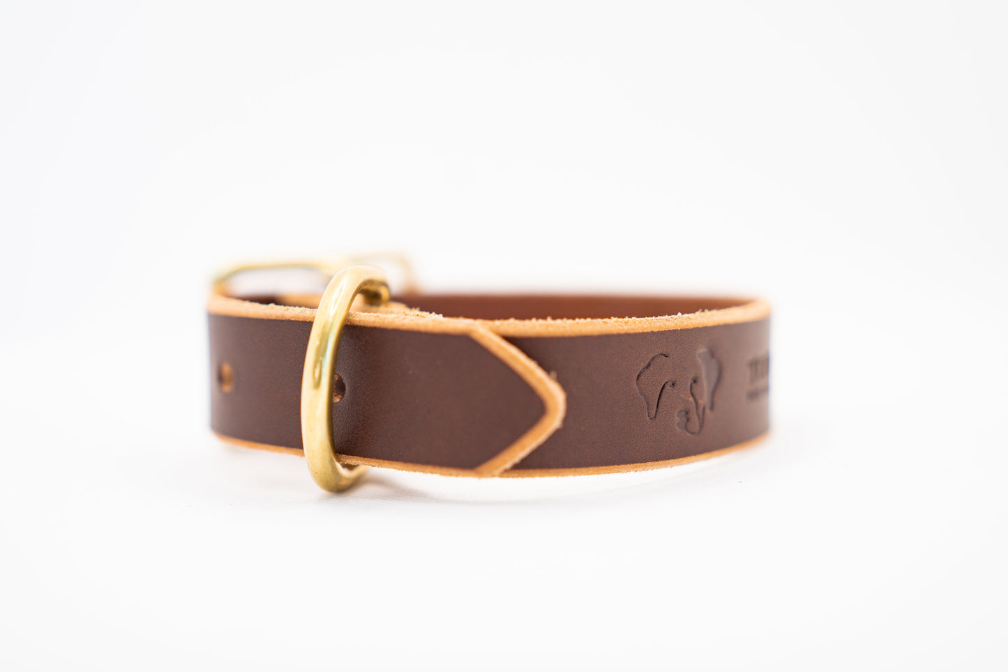 Brown Premium Leather Dog Collar