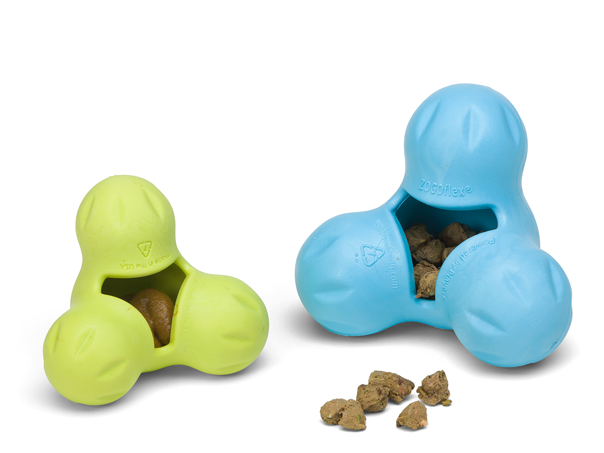 West Paw Zogoflex Tux Tough Treat Dispensing Floating Dog Chew Toy Large