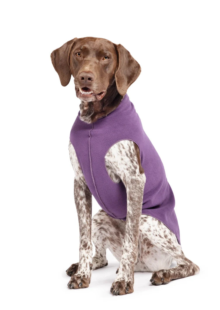 Stretchy Soft Fleece Vest Eggplant