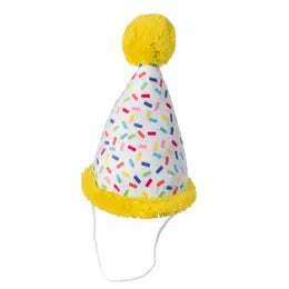 Time to Celebrate Party Hat Plush Dog Toy