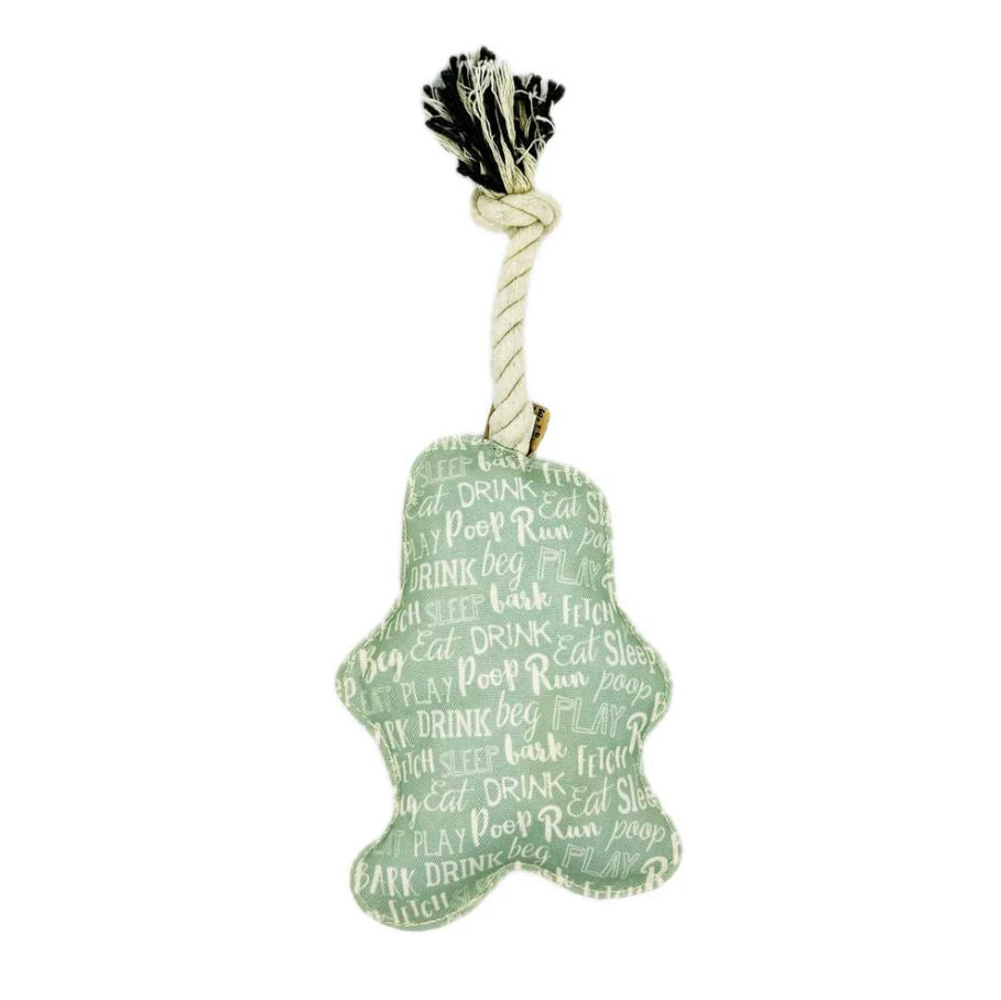 Speckle and Spot Trout and Rope Dog Toy