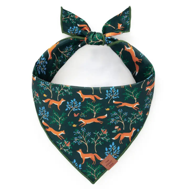 Woodland Fox Bandana for Dogs and Cats