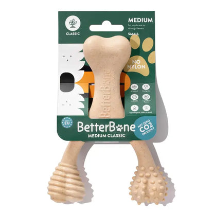 Betterbone Medium Density Classic Flavor Chew Bone Toy, Small