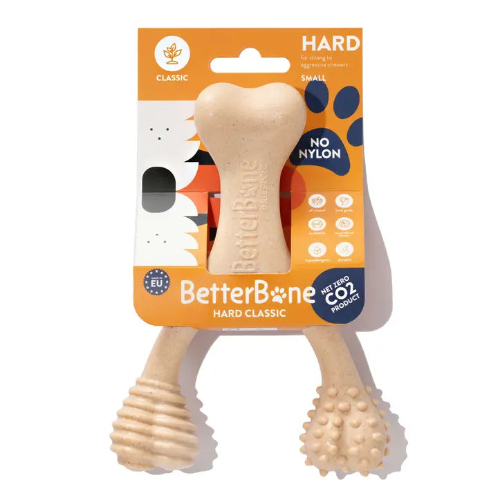 Betterbone Hard Density Beef Flavor Chew Bone Toy, Mini