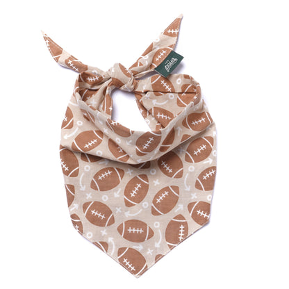 The Paws Football Blitz Bandana for Dogs and Cats