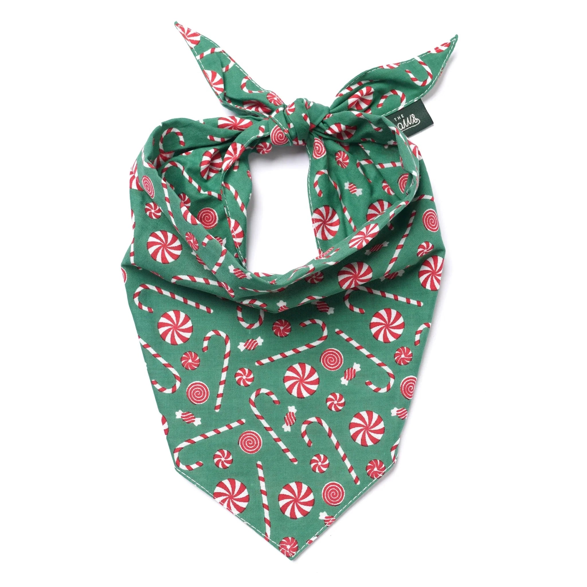 The Paws Sugar Christmas Holiday Bandana for Dogs and Cats