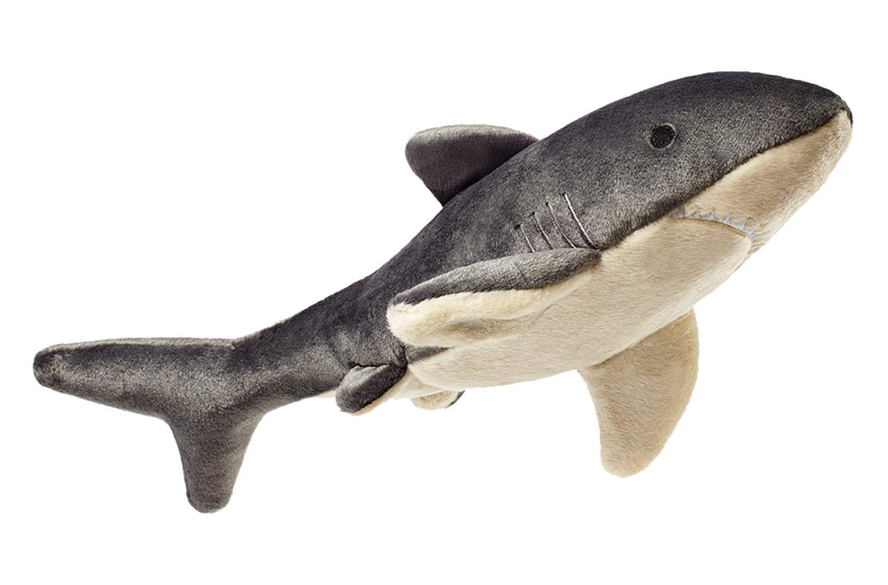 Mac The Shark Plush Dog Toy