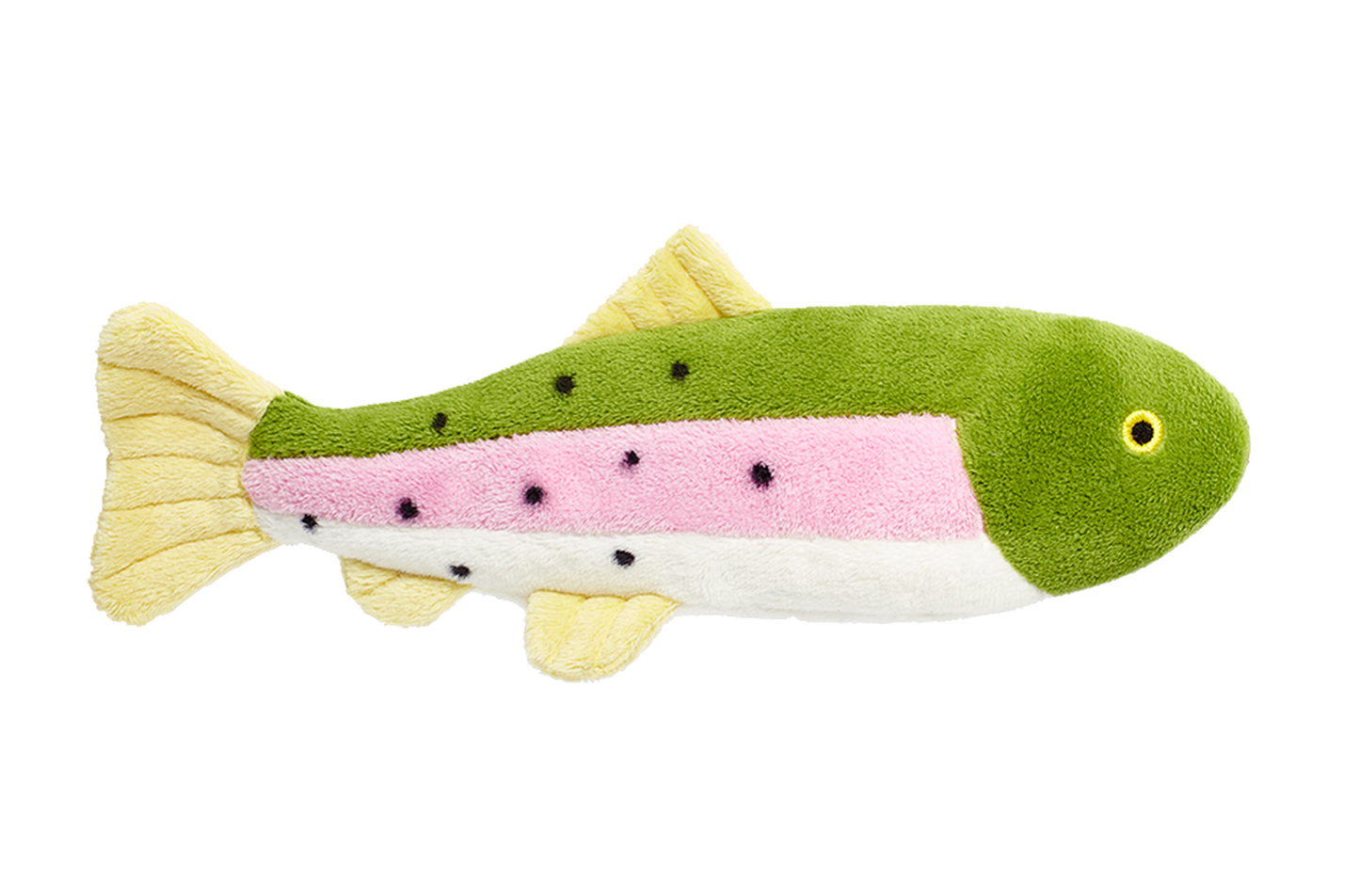 Burt The Lake Trout Fish Plush Dog Toy