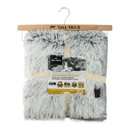 Tall Tails Grey Waterproof Luxe Soft Blanket 40" by 60"