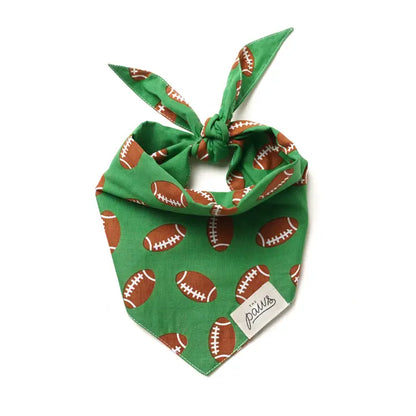 The Paws Defender Football Bandana for Dogs and Cats