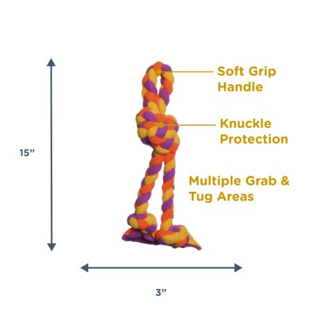 Tall Tails Braided Fleece Tug Dog Toy