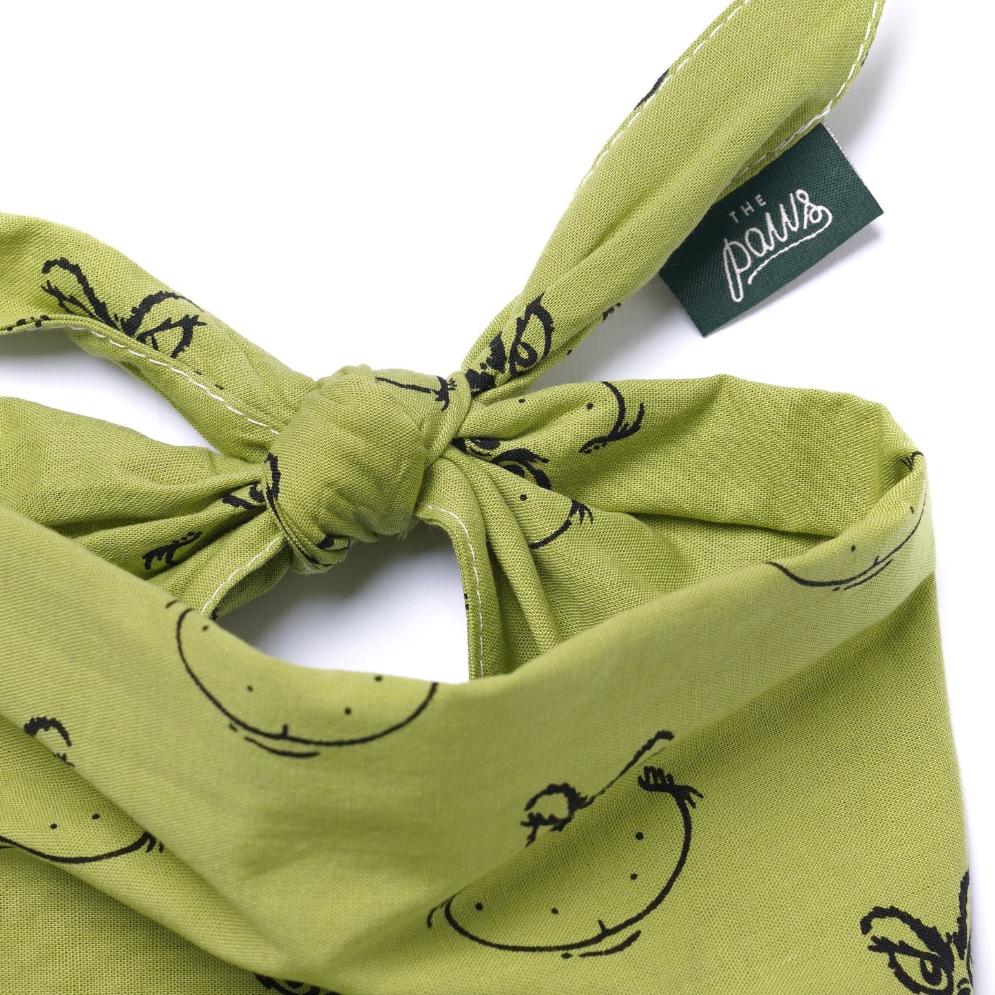 The Paws Grinch Holiday Bandana for Dogs and Cats