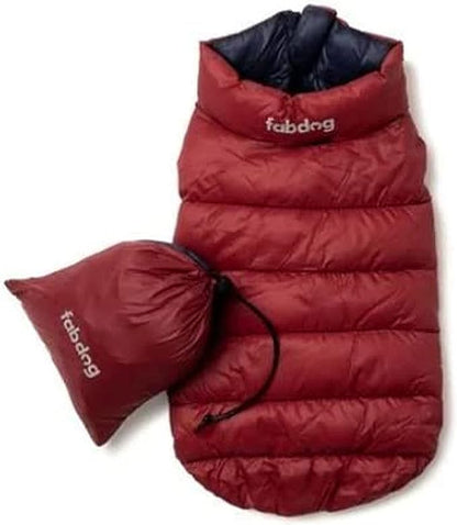 Fabdog Pack N' Go Reversible Puffer Vest Red/Navy