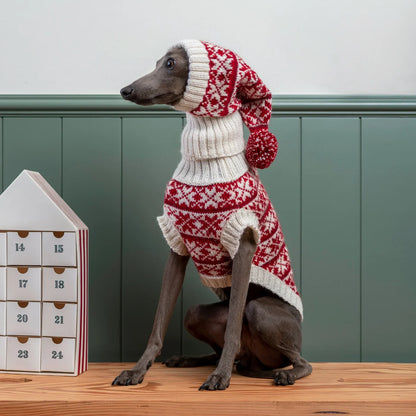 Alqo Wasi Christmas Snowflake Alpaca Blend Sweater