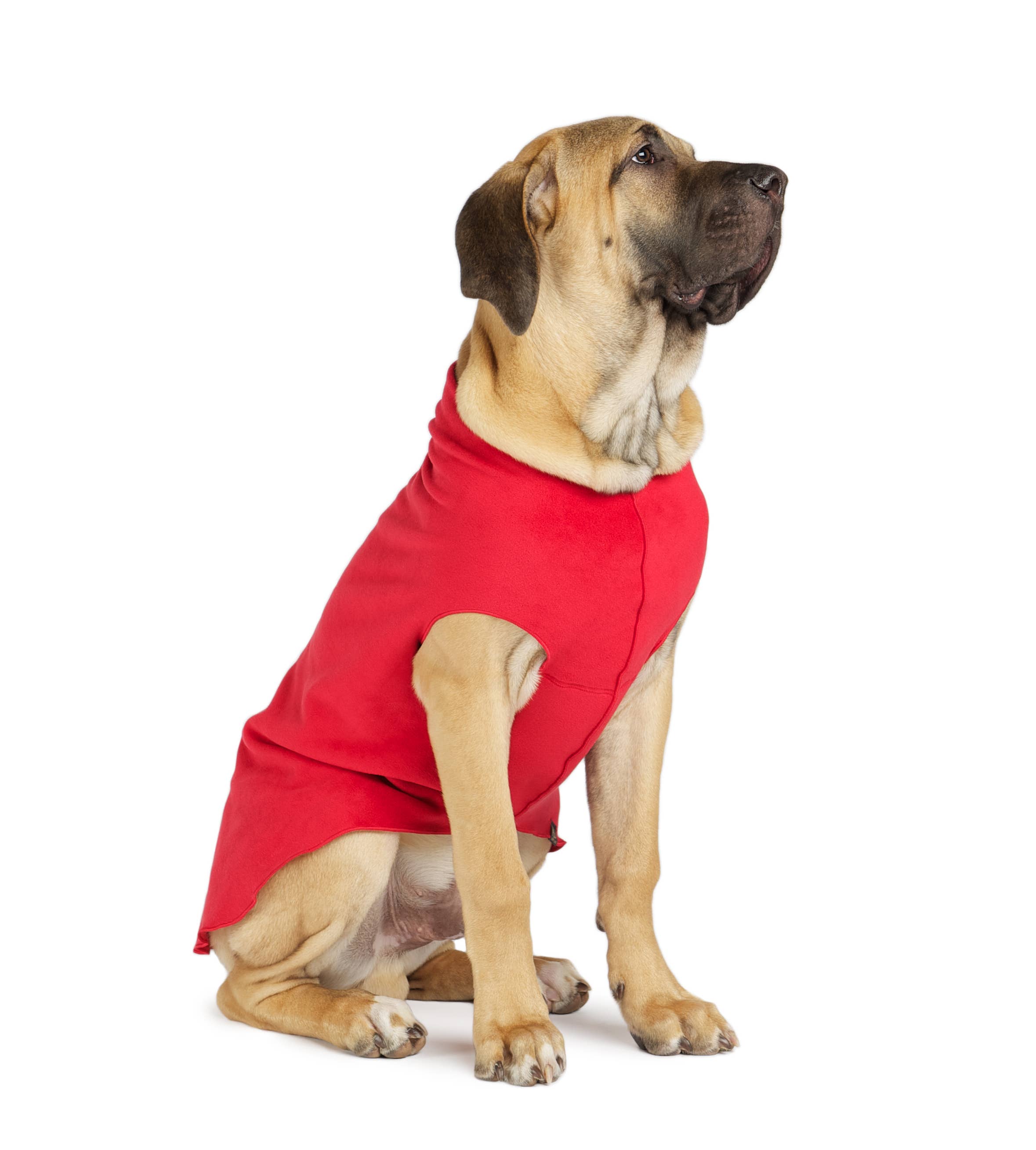 Stretchy Soft Fleece Vest Red