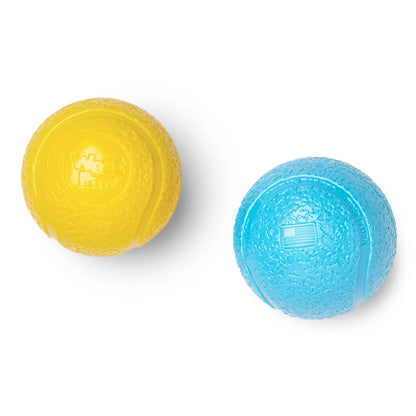 West Paw Boundr Ball Floating Dog Fetch Chew Toy 2-pack Small