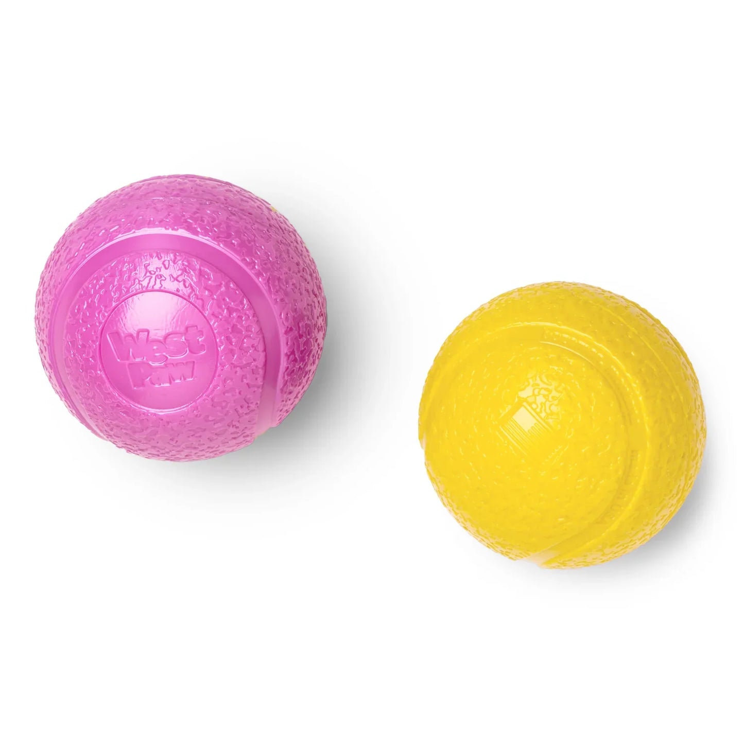 West Paw Boundr Ball Floating Dog Fetch Chew Toy 2-pack Small
