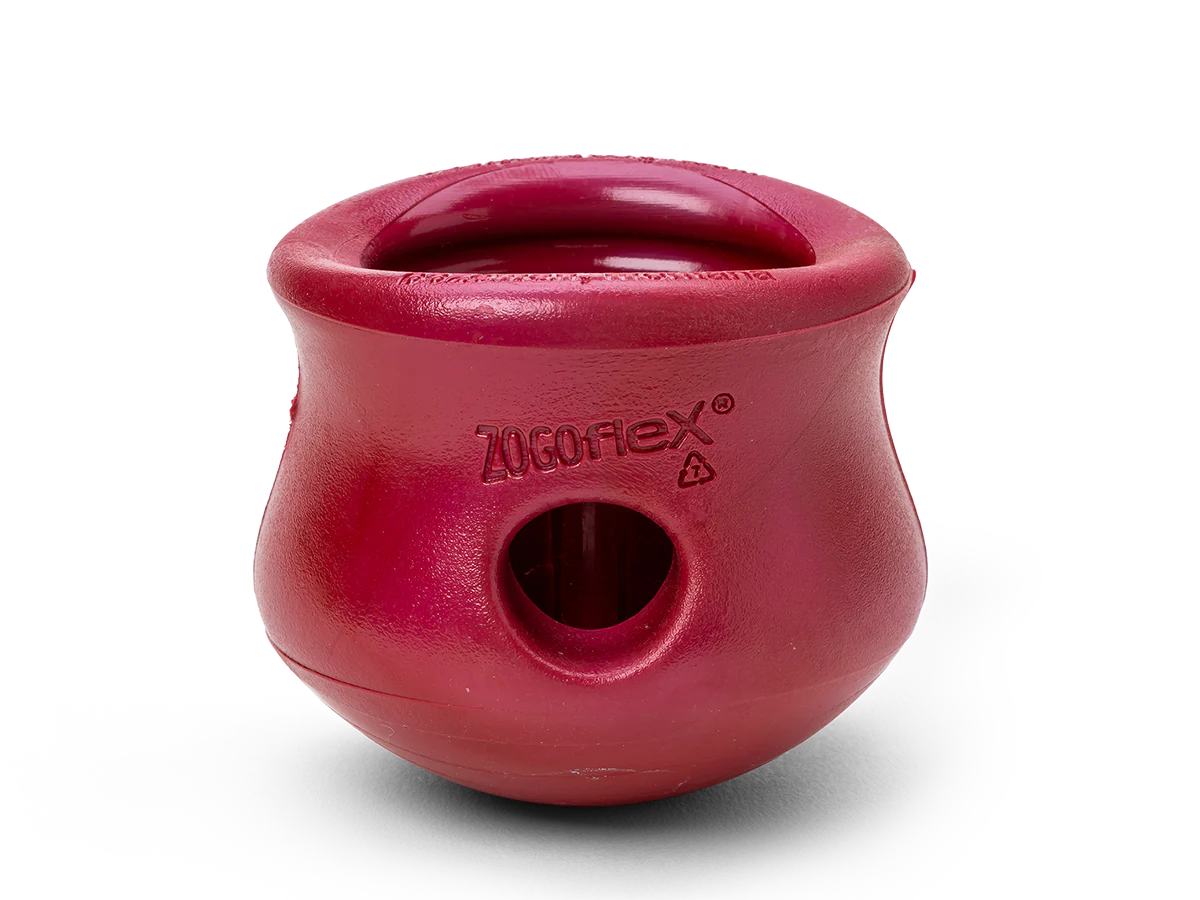 West Paw Zogoflex Toppl Tough Treat Dispensing Dog Chew Toy Small