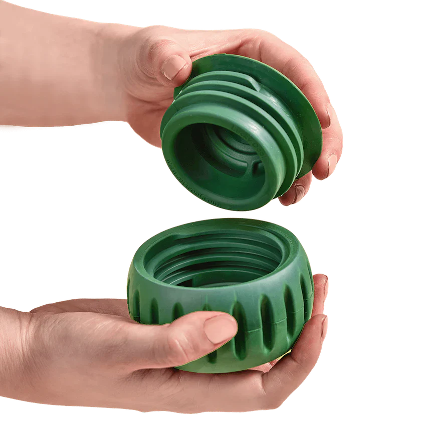 Woof Pupsicle Dog Puzzle Toy Green Size Large