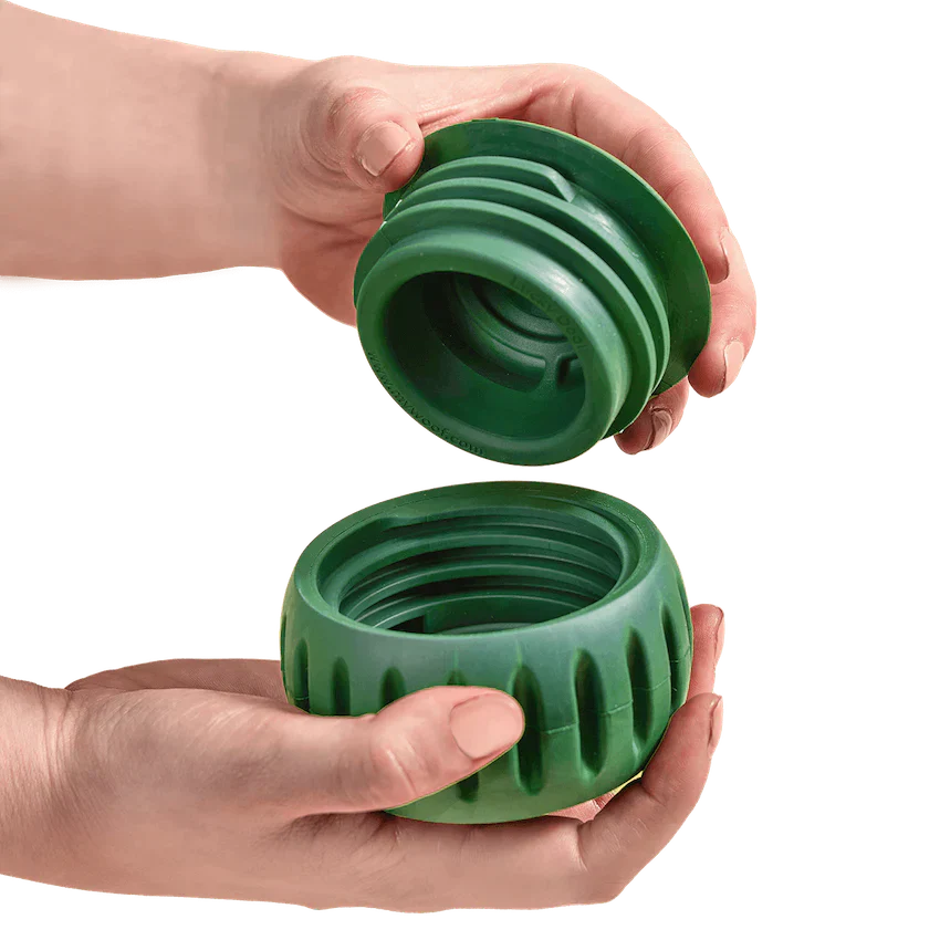 Woof Pupsicle Dog Puzzle Toy Green Size Small