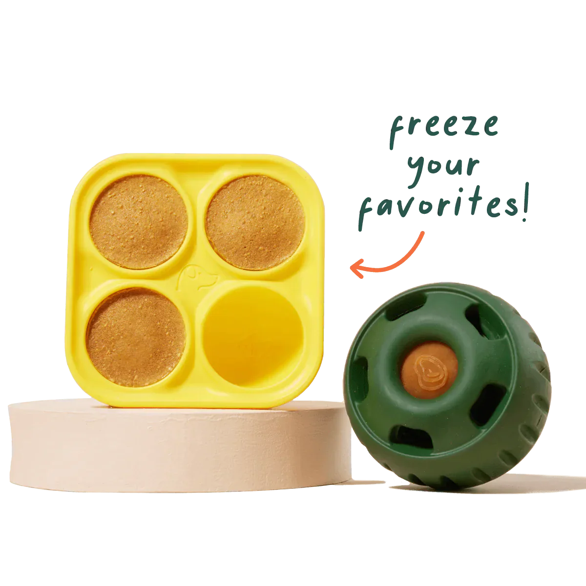 Woof Pupsicle Freezable Treat Tray Size Large