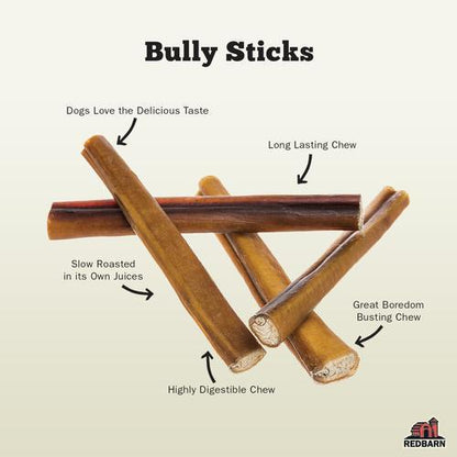 Red Barn Bully Stick Odor Free Dog Chew 7"