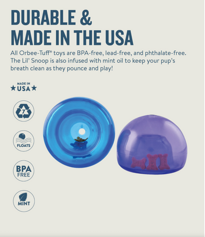 Orbee Tuff Snoop Interactive Floating Dog Toy