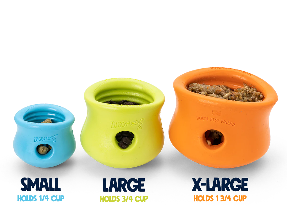 West Paw Zogoflex Toppl Tough Treat Dispensing Dog Chew Toy Extra Large