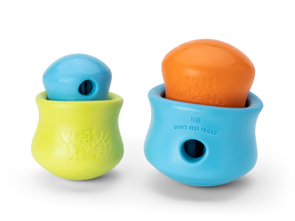West Paw Zogoflex Toppl Tough Treat Dispensing Dog Chew Toy Small