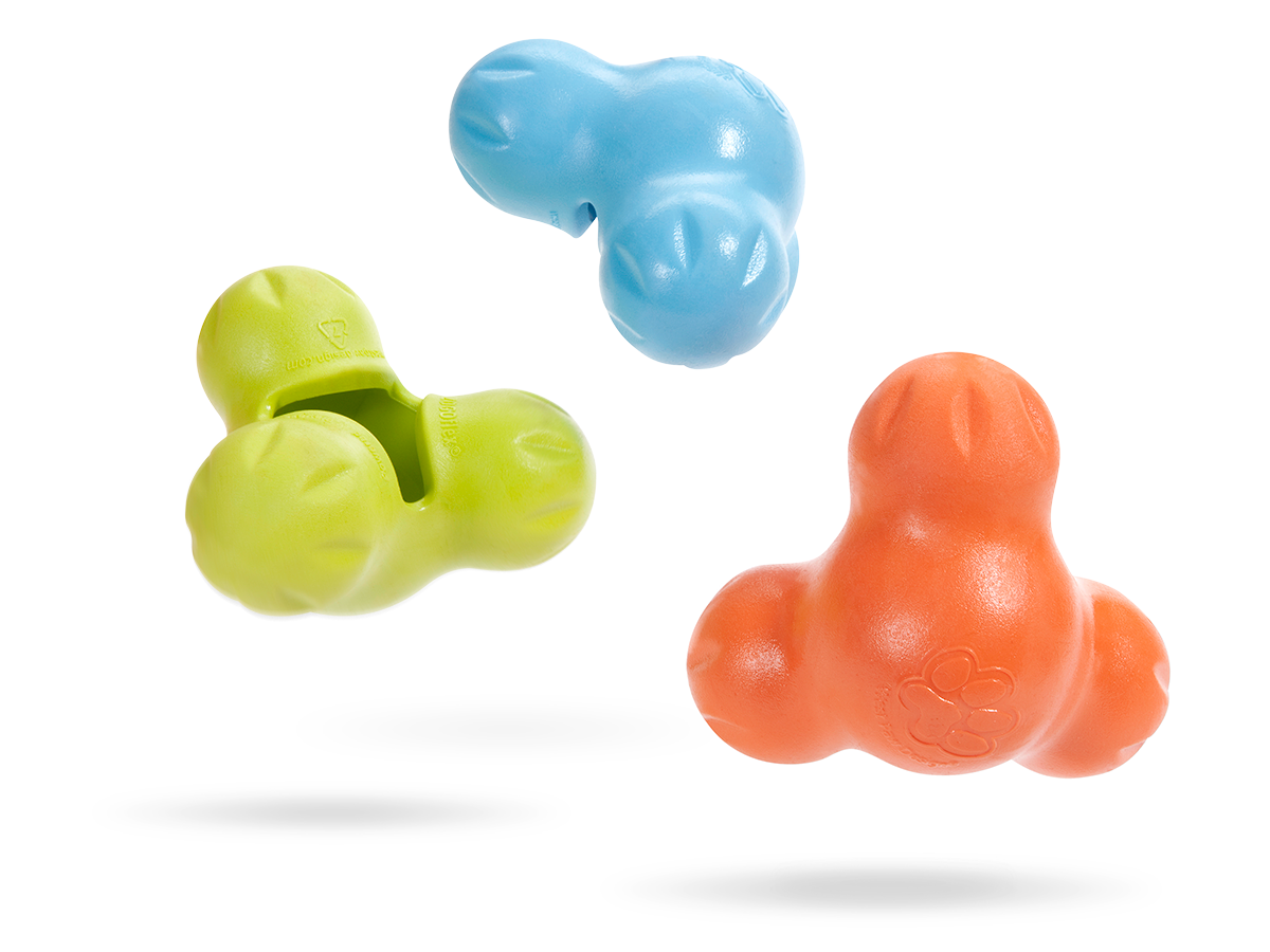 West Paw Zogoflex Tux Tough Treat Dispensing Floating Dog Chew Toy Large