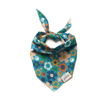 The Paws All Happy Bandana for Dogs and Cats