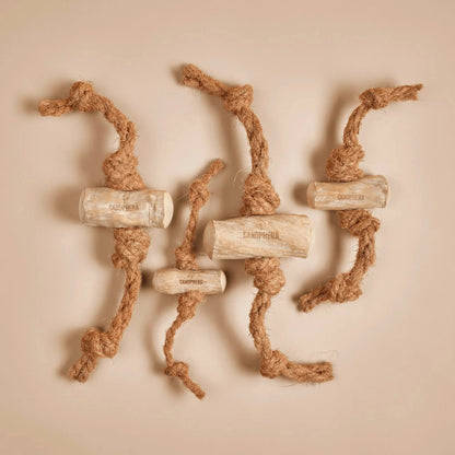 Coffee Wood and Coconut Rope Dog Chew