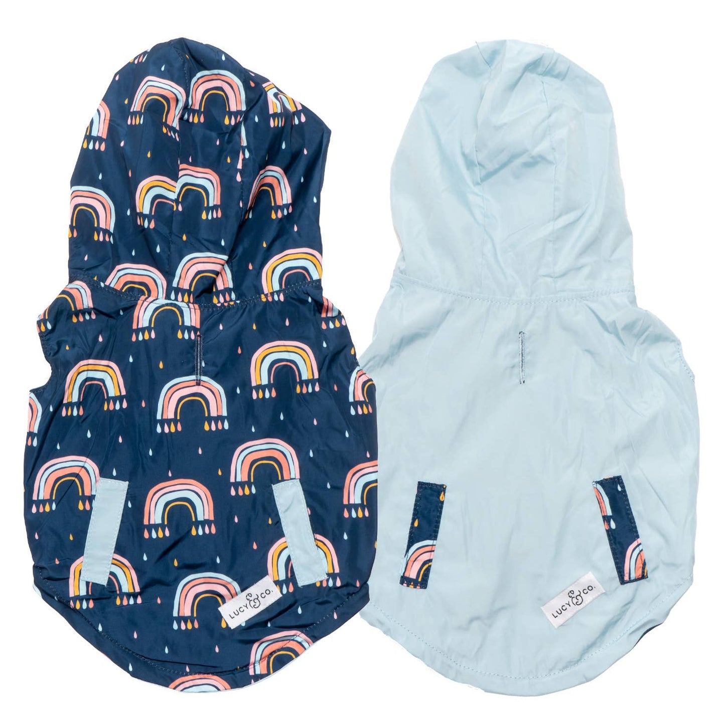 Over the Rainbow Reversible Raincoat