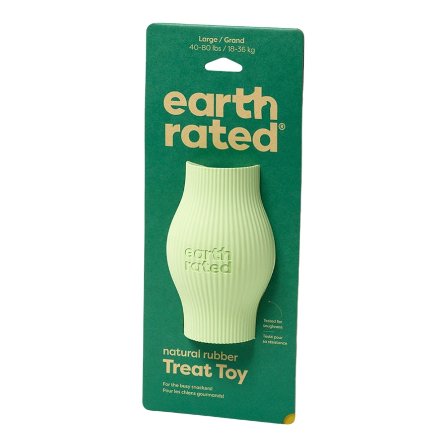 Dog Treat Toy Green Rubber Large
