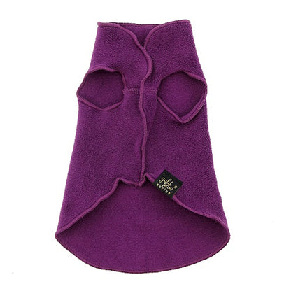 Stretchy Soft Fleece Vest Eggplant