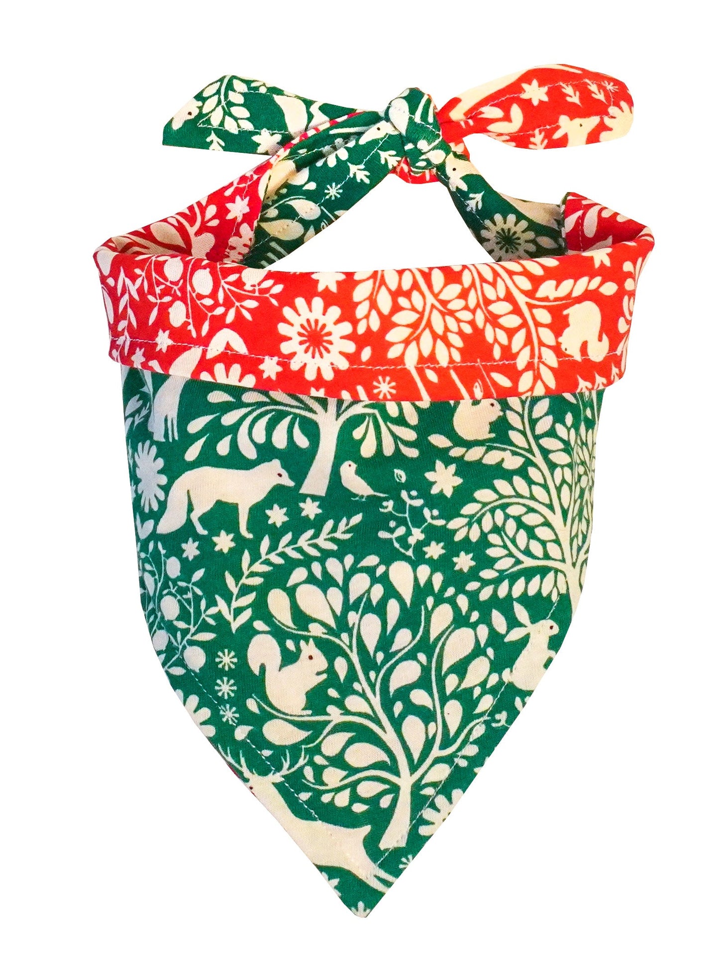 Nordic Christmas Reversible Bandana for Dogs and Cats