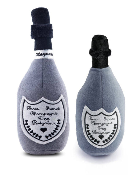 Dog Perignonn Champagne Plush Dog Toy Large