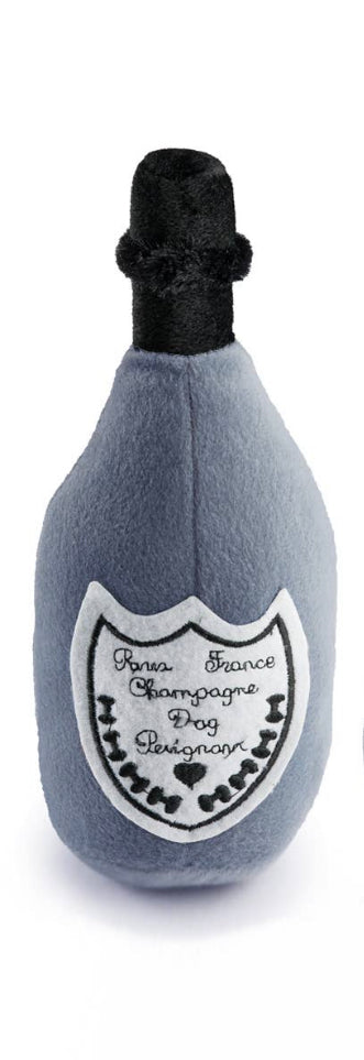 Dog Perignonn Champagne Plush Dog Toy Large