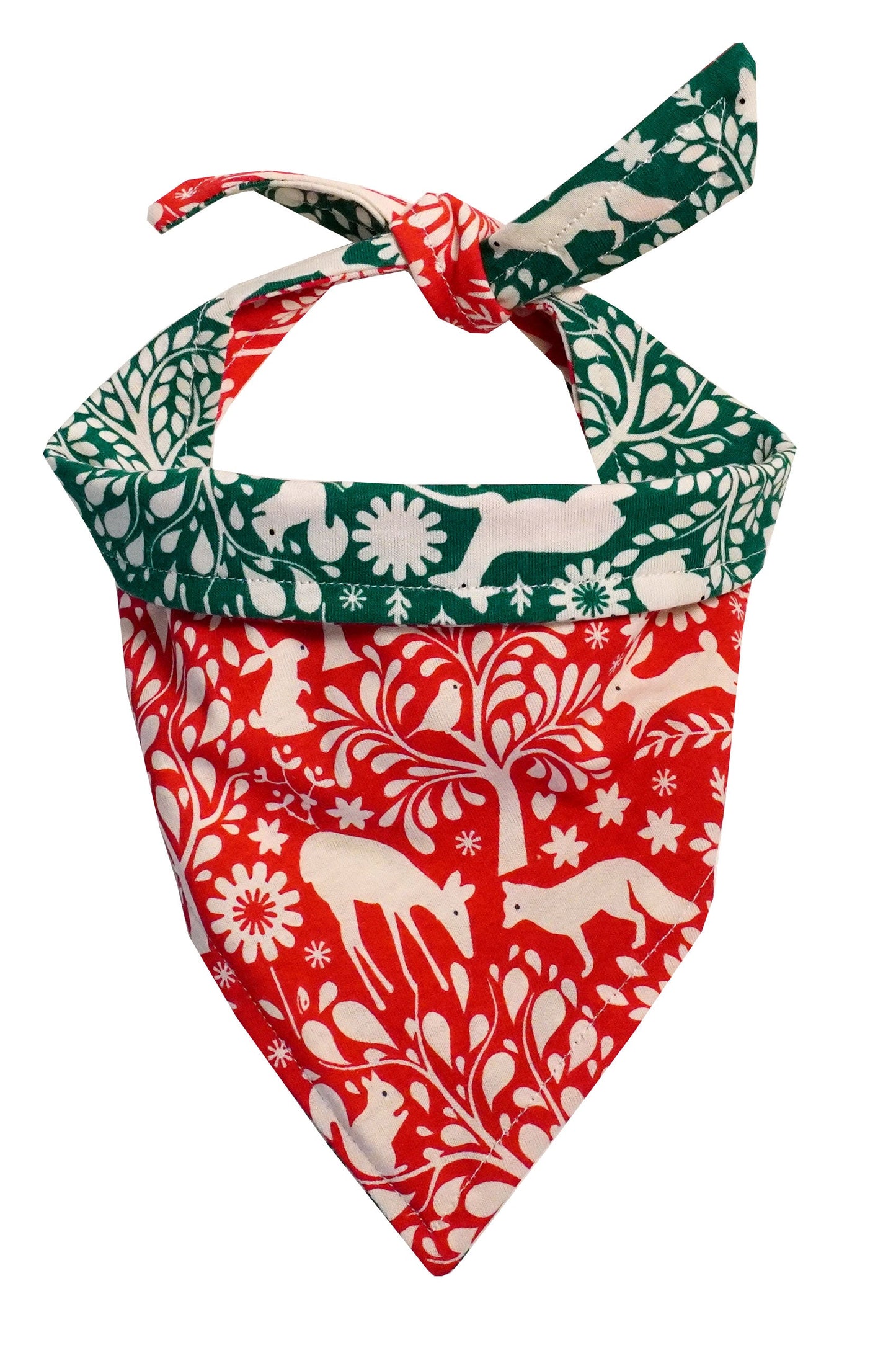 Nordic Christmas Reversible Bandana for Dogs and Cats