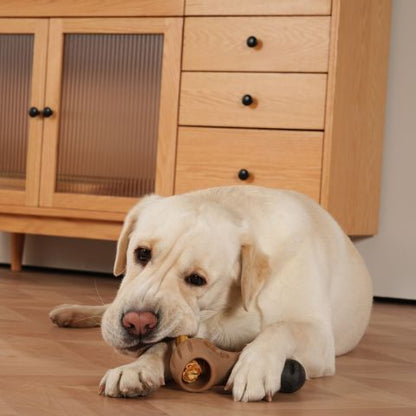 Territory Bacon Scented Treat Lock Dog Chew Toy 7"