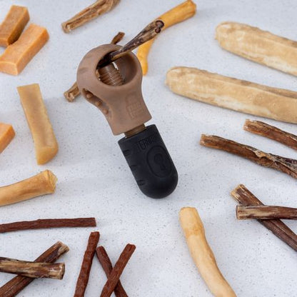 Territory Bacon Scented Treat Lock Dog Chew Toy 7"